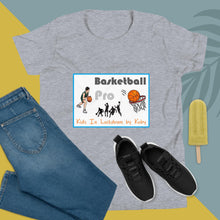 Load image into Gallery viewer, KILK Basketball Pro (Heather) - Youth Staple Tee - FREE SHIPPING TO USA for a limited time
