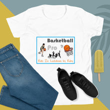 Load image into Gallery viewer, KILK Basketball Pro (Heather) - Youth Staple Tee - FREE SHIPPING TO USA for a limited time

